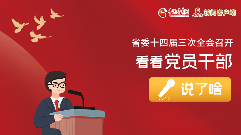 圖解|事關(guān)甘肅省委十四屆三次全會，黨員干部這么說！